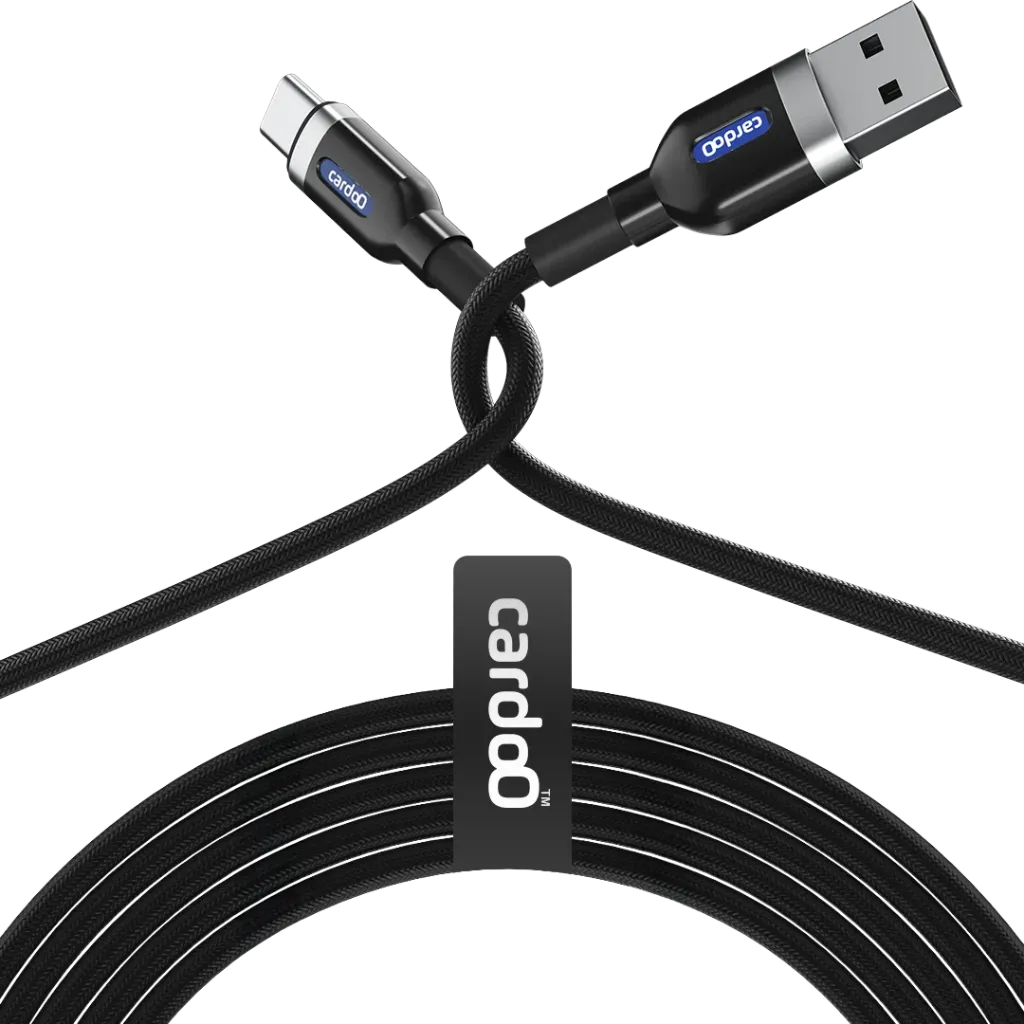 cardoO Cable USB-A to type-C (1.2m, Black)