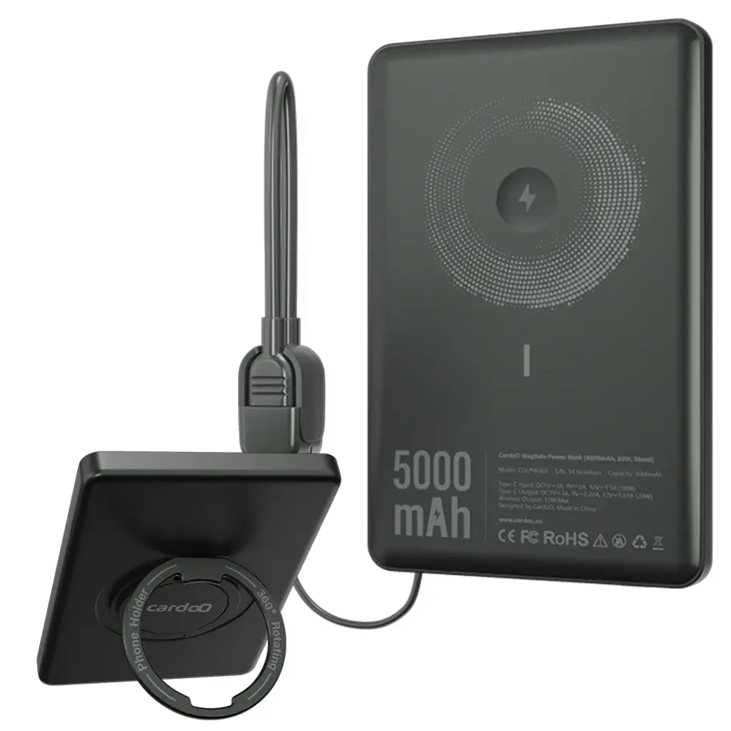 cardoO power Bank 5,000mAh (Black)