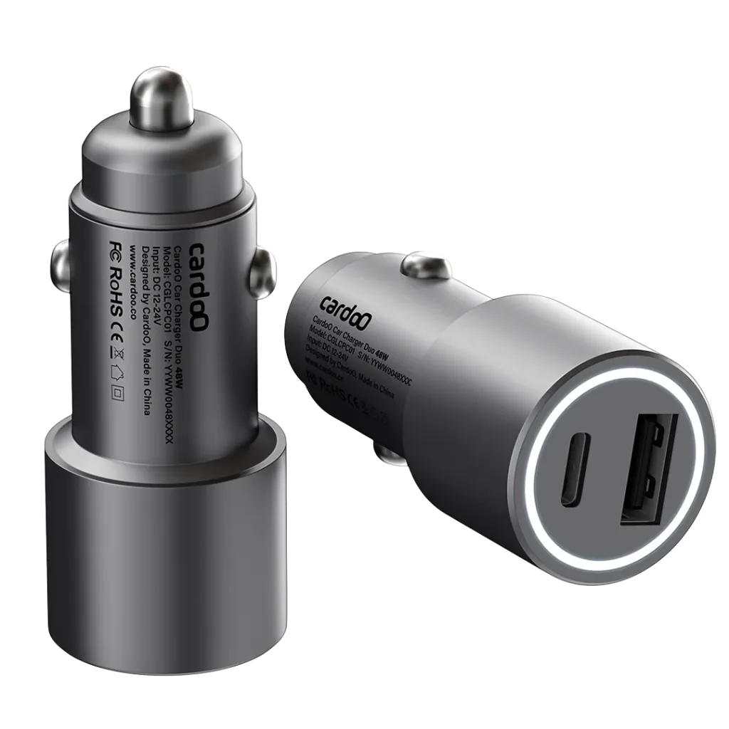 cardoO Car Charger 48W (Grey)