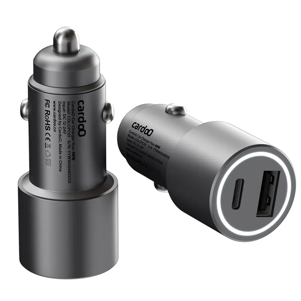 cardoO Car Charger 48W (Grey)